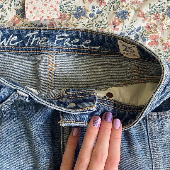 NWT Free People Denim Midi Skirt - Picture 4 of 5